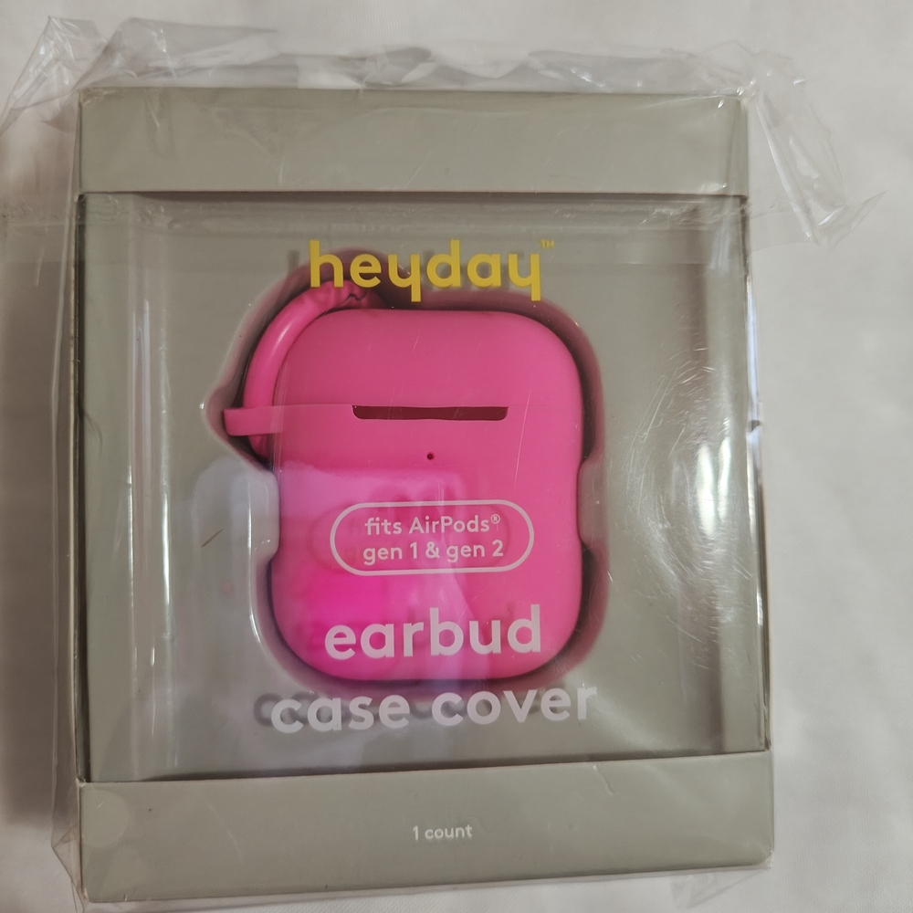 Heyday Pink Earbud Case Cover